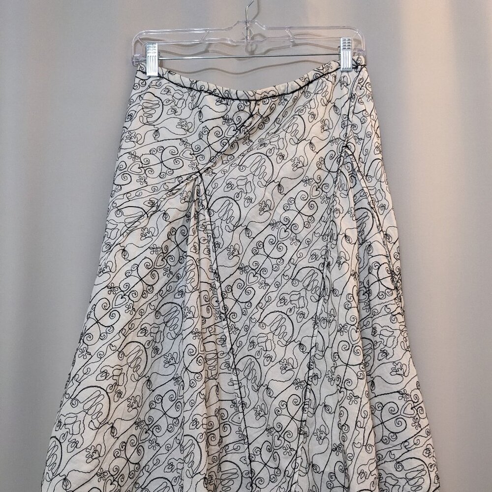 *50% Off All Bundles * Max Studio - Special Edition, Embroidered Skirt (Size M)